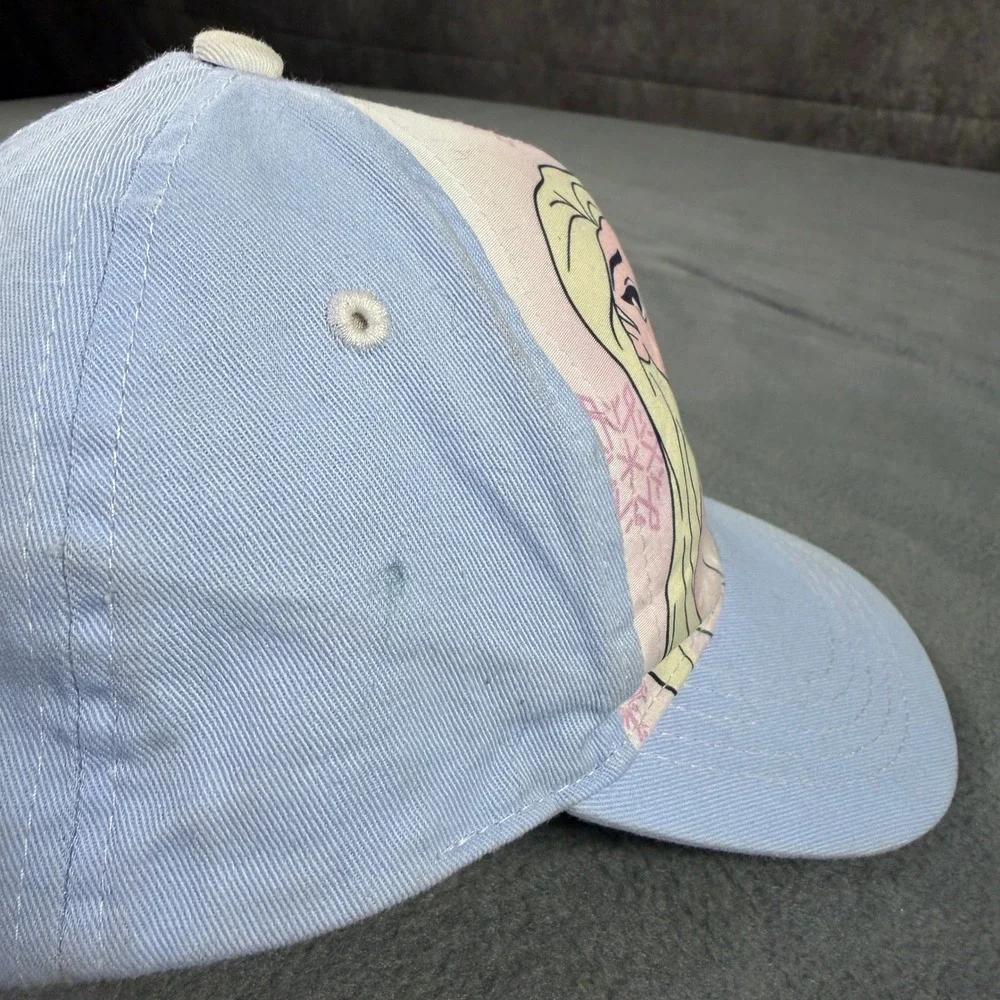 Disney Frozen Anna Elsa Baseball Cap Light Blue Kids Adjustable‎ Hat